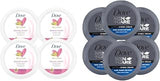 Dove Nourishing Body Care, Face, Hand, and Body Beauty Cream for Normal to Dry Skin Lotion & Men+Care Ultra Hydra Cream, Face, Hands and Body care, All Skin Types, 6 Pack of 2.53 Oz Each