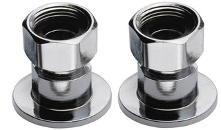 Krowne Silver Series Coupling Flanges – 1/2 inch, Lead, Silver, Model 21-400L