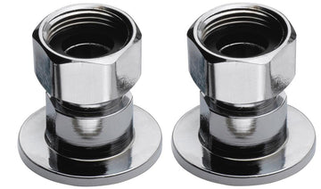 Krowne Silver Series Coupling Flanges – 1/2 inch, Lead, Silver, Model 21-400L