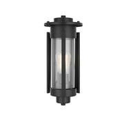 Bucknell One Light Outdoor Wall Sconce Black by Lighting Design – Iron, Black