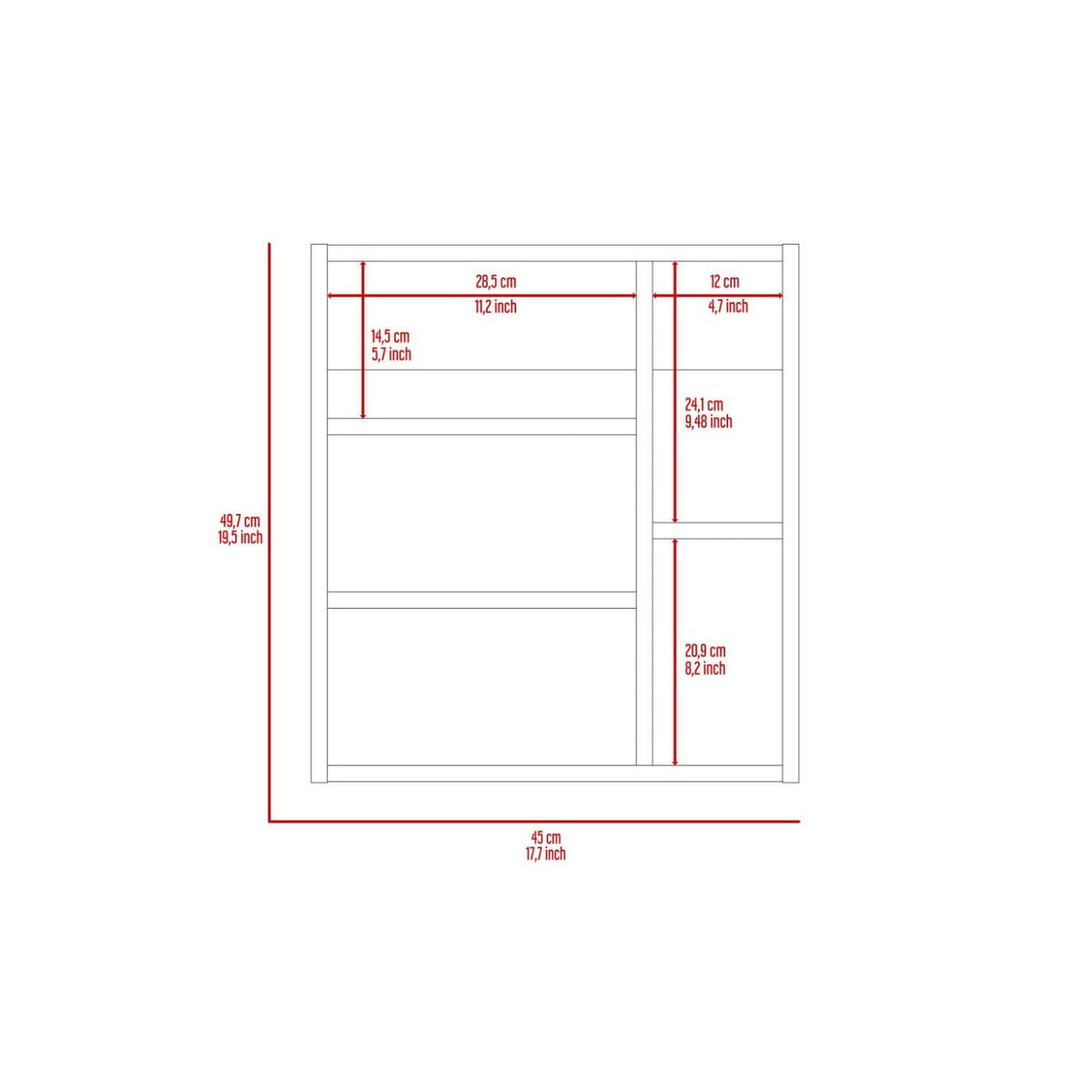 FM FURNITURE Light Oak / Modern / 1 Bath