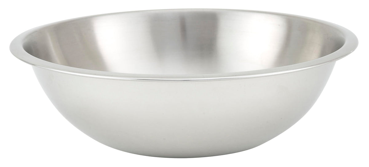 Winco Solid / 8 Quart / Shallow/Heavy Duty Mixing Bowls