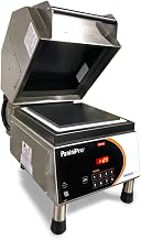 Nemco 6900-240-FF Panini Pro Sandwich Press, Smooth Top & Bottom, 10.5" x 10.5" Plates, 240V