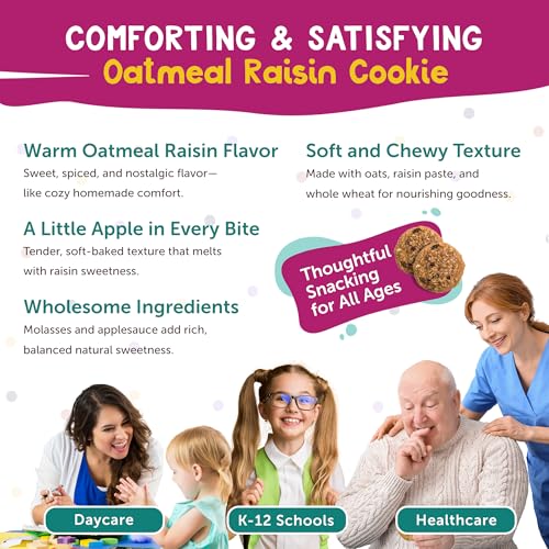 Appleways Oatmeal Raisin / 1.4 Ounce (Pack of 160) / 160 Breakfast Biscuits & Cookies