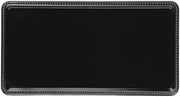 G.E.T. Enterprises M1581-B 15" x 8" Black Melamine Tray Rectangular | Dishwasher safe, Shatterproof, Great for Appetizers, Desserts, Buffet Displays and Catering