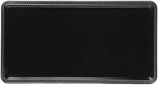 G.E.T. Enterprises M1581-B 15" x 8" Black Melamine Tray Rectangular | Dishwasher safe, Shatterproof, Great for Appetizers, Desserts, Buffet Displays and Catering