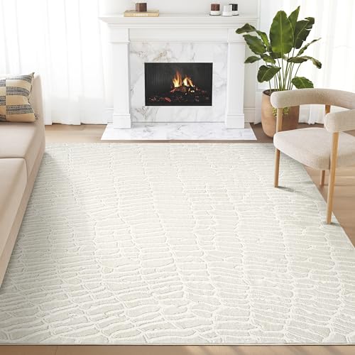 Abani 6' x 9' (Rectangular) / Cream / Modern Area Rugs