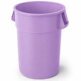 Commercial Trash Can by Glownary – 55 Gallon, 55.0 gallons, Resin, Purple, Model 475tc55prkit