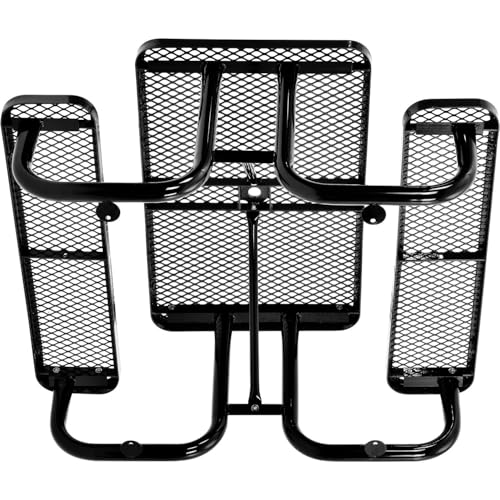 Global Industrial Black / 48"W x 62"L x 29.5"H / Industrial Picnic Tables