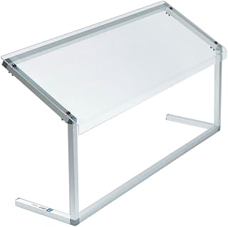 Carlisle FoodService Products Buffet Bar Adjustable Sneeze Guard for Catering, Buffets, Restaurants, Plastic, 60 Inches, Clear
