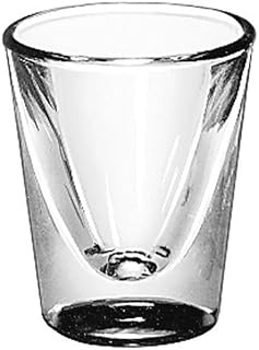 Libbey 5122 Whiskey Service 1 Oz. Lined Glass - Dozen