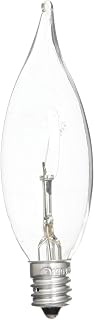 Westinghouse 0367400, 25 Watt, 130 Volt Clear Incand CA8 Light Bulb, 2500 Hour 158 Lumen