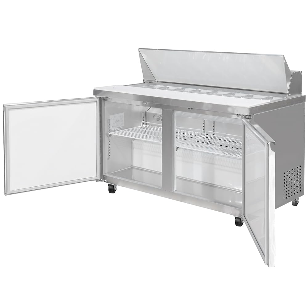 60 1/5" Sandwich/Salad Prep Table w/Refrigerated Base by MOTAK – 65.35x34.65x45.67, In Description, Check Images, Model MST-60-X