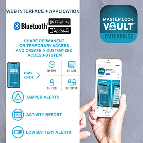 Master Lock OLD - Bluetooth Professional - Outdoor / 14.5 cm x 6.0 cm x 4.2 cm / Black Retail Locks