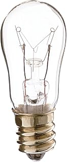 Satco S4717 130V 2/Card Candelabra Base 6-Watt 6S6 Light Bulb, Clear