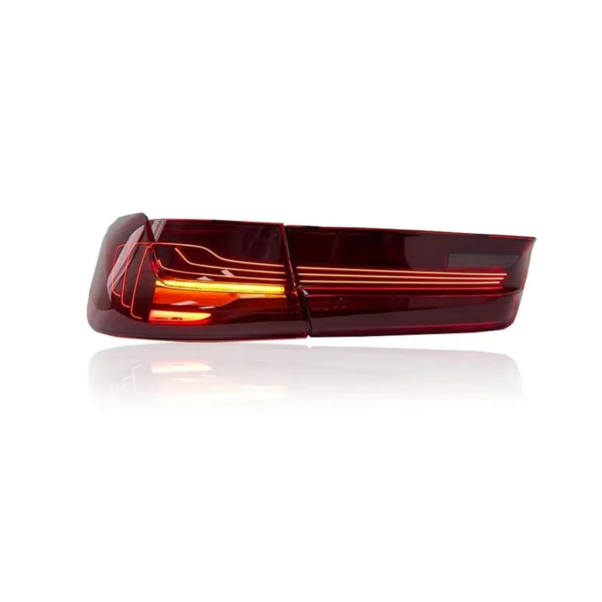 1Pair Tail Lights Compatible With BMW 3 Series 2019-2023 G20&G80 M3 CSL Tail Light Plug And Play Auto Car Parts(4PCS Red) by VIEAXSQD – One Size, 4PCS Red, Model STLNMEBD
