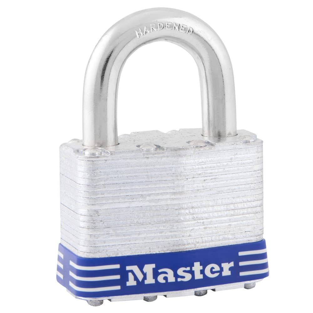 Master Lock Silver / 1 / 1 Pack Keyed Padlocks
