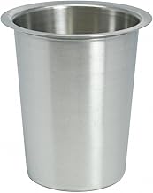 Winco 5" tall Stainless Steel Flatware Cylinder, Solid