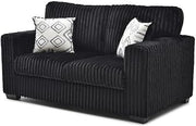 Glory Furniture Teddy G00183A-L Loveseat Black Chenille