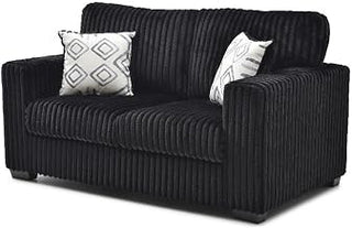 Glory Furniture Teddy G00183A-L Loveseat Black Chenille