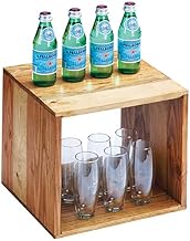 Cal-Mil 1929-12-99 Cube Riser, 12" Height, 12" Width, 12" Length, Reclaimed Wood, Madera