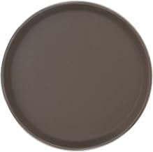 Thunder Group PLFT1600BR Non Slip Tray, 16" Diameter, Round Dishwasher-Safe, Non-Slip, Commercial Use, Brown