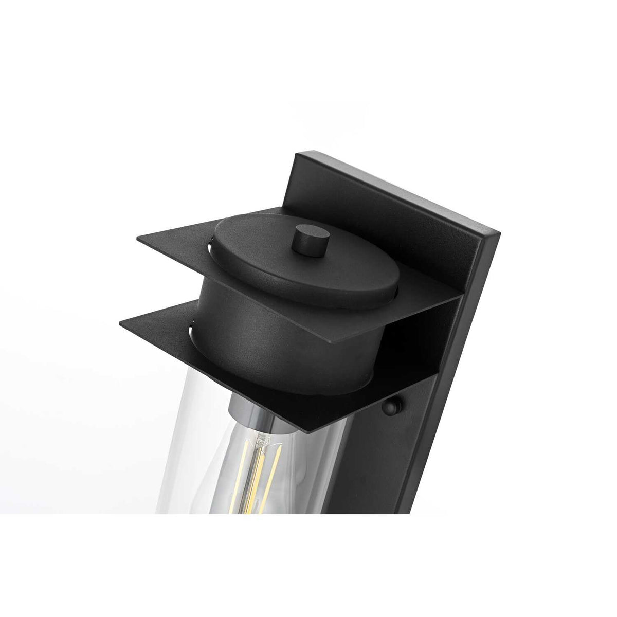 Westmont One Light Outdoor Wall Sconce Black by Lighting Design – Iron, Black, Model OD363W14BK
