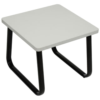 Square Coffee Table by Global Industrial – Pvc,Steel, Gray/Black, Model AD92020PA