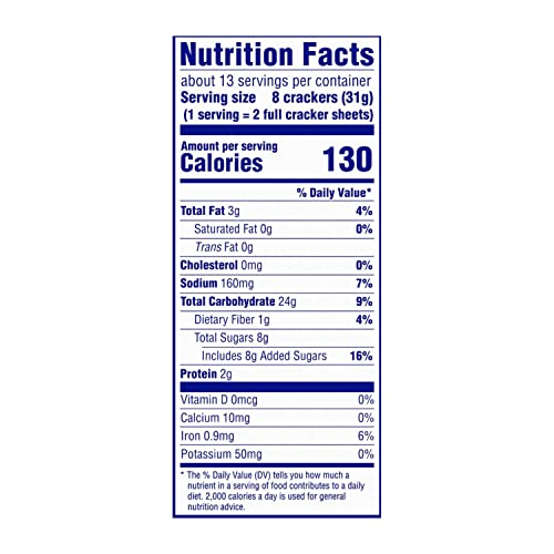 Honey Maid 14.4 Ounce (Pack of 6) / 1 / 6 Graham Crackers