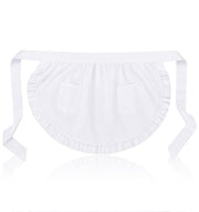 Half Apron by Acrbeli – One Size, Polyester, White, Model 5482JNBU7180