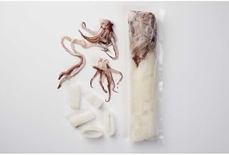 Pana Pesca Fully Cleaned Loligo Squid, 5 Pound -- 2 per case.