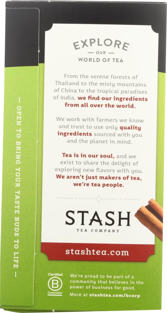 Tea Chai Green Tea by Stash – 20 Count (Pack of 2), Plastic, No Color, Model KHR-1378B