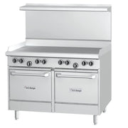 U Series 48" Gas Restaurant Range with 48" Griddle & (2) Storage Bases by Garland – Model U48-G48SS