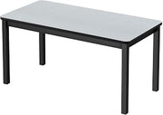 Correll Rectangular Laminate Library Table with Gray Granite Finish LR3072TF-15