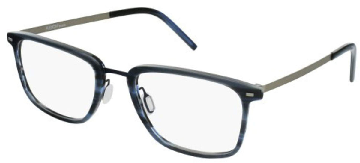 Eyeglasses B 2023 441 Blue Horn by Flexon – Blue Horn, Model FLEXON B2023