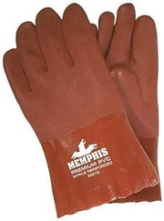 MCR Safety 6451S Double Dipped PVC Jersey Lined Sandpaper Finish Gloves