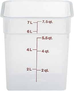 Cambro 8SFSPP190 CamSquare Food Container 8 qt., Case of 6