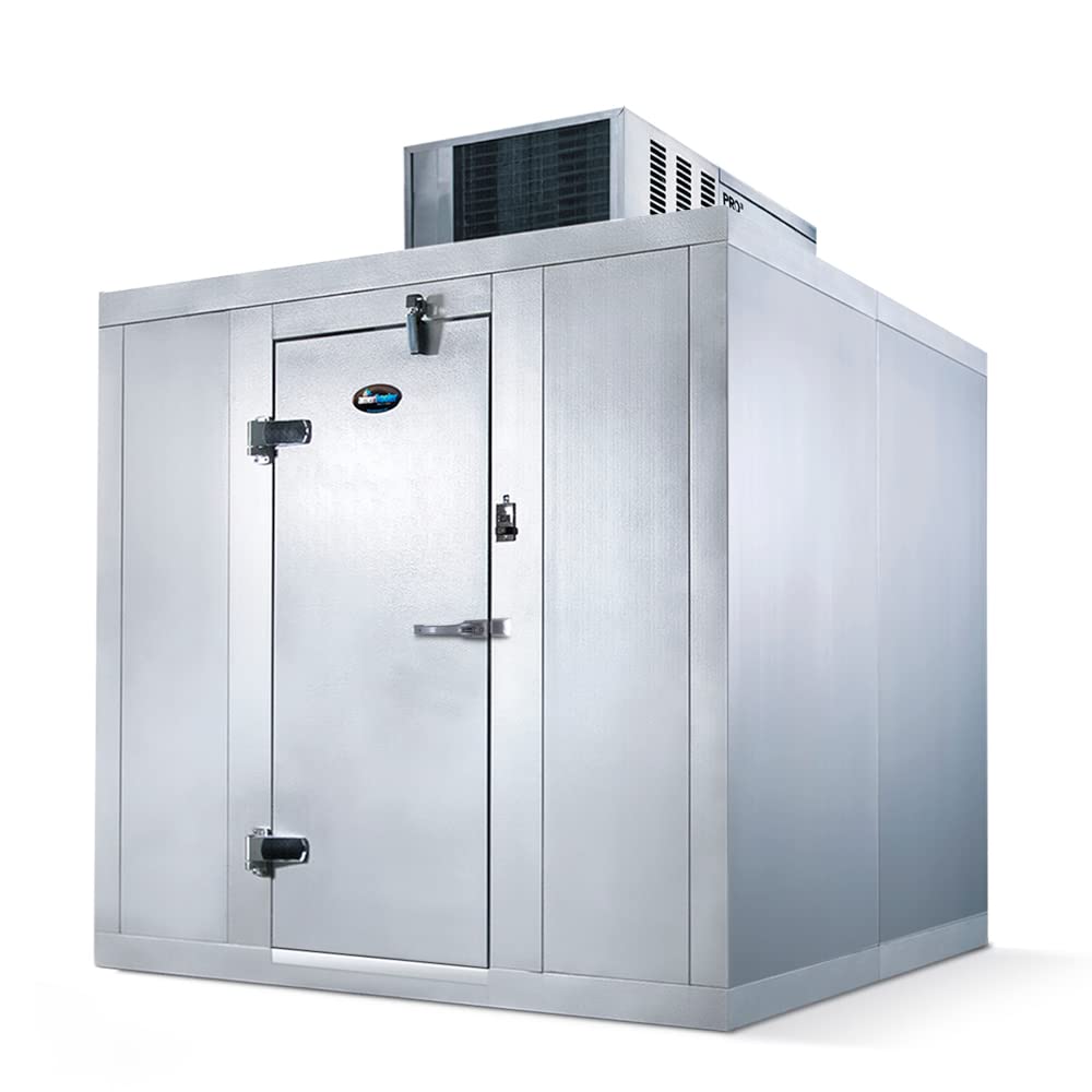 QF061277**FBSM Indoor Walk-In Freezer 5'10"W x 11'-9"L x 7'7"H Self Contained by AmeriKooler – Model Walk In Freezer