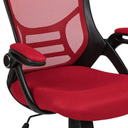 Flash Furniture Red / Set of 1 / Contemporary Home Office Desk Chairs