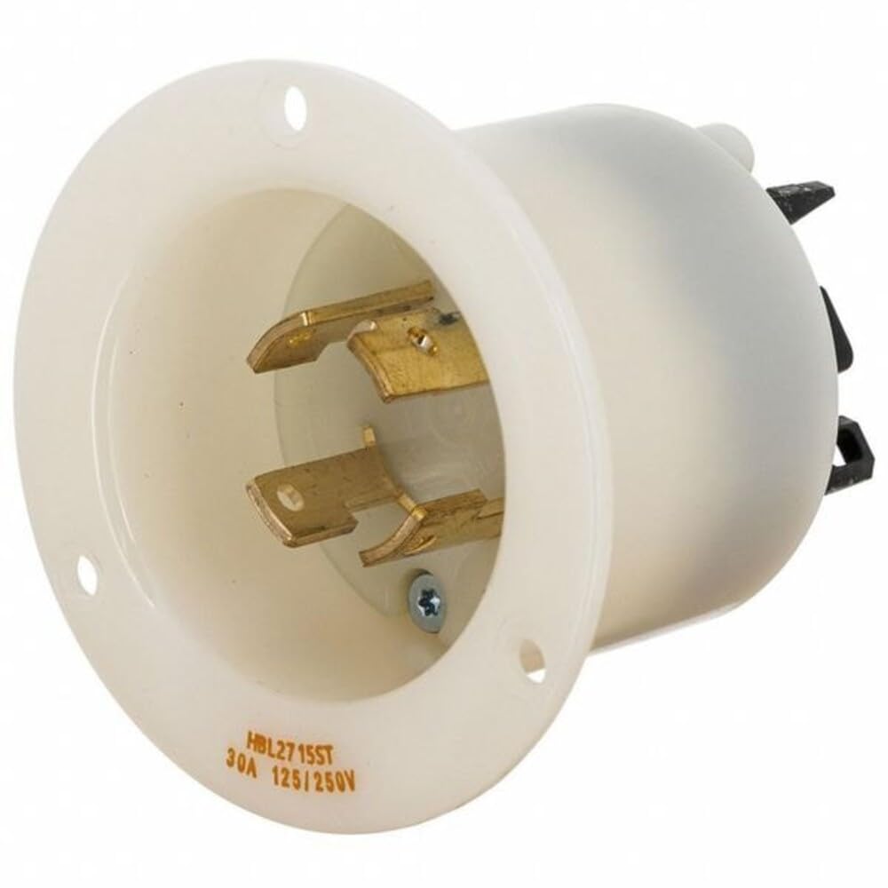 Locking Device FLANGED Inlet by Hubbell – Metal, See Image, Model 68163