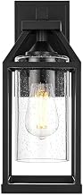 Elegant Lighting Zora 14" Outdoor Wall Sconce in Black