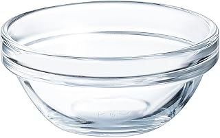 6 x Small Arcoroc Relish Sauces,Dipping,Jam,Chutney,creams ect... bowls for any condiments Clear glass bowls