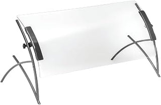 HUBERT Buffet Sneezeguard Flint Powder-Coated Metal - 48"L x 17"W x 24"H