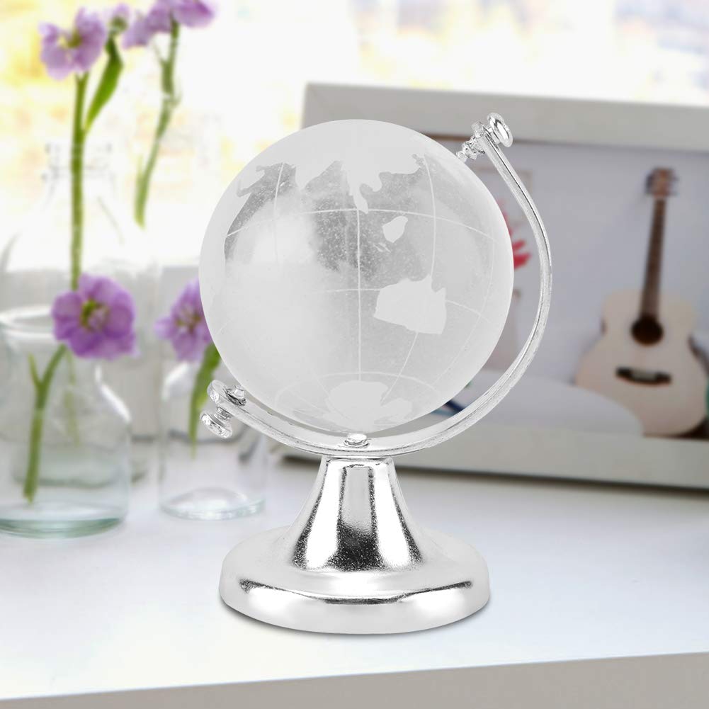 Mini Crystal Sphere Globe by Generic – Crystal, Silver, Model Genericqn56dz8m30-02