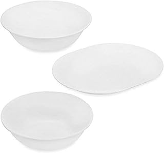 Corelle White 3-Piece Completer Set