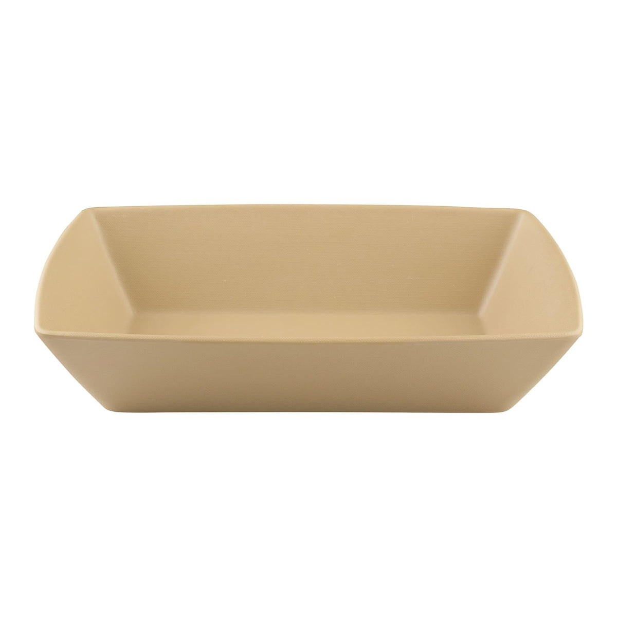 EGS Greenovations Paper Bag 18 Oz Rectangular Bowl- 6 / PK by Elite Global Solutions – 6.00x4.00x7.50, Melamine, Brown, Pack of 6, Model ECO6552-PB