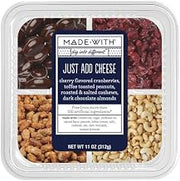 Made With Cranberry Nut Toffee Dark Chocolate Almonds Quad Fruit & Nut Mix, 11 Ounce (Pack of 12)