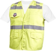 Black Stallion (VF1110 Hi-Vis Class 2 Vest, 9 oz Flame Resistant Cotton, ANSI/ISEA 107-2015 Type R Class 2 Compliant