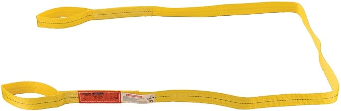 Global Industrial Polyester Eye & Eye Web Sling, Light Duty, 10'L x 2"W