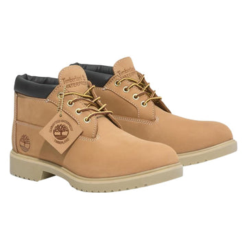 Men's TBL 1973 Newman Mid Lace Up Waterproof Boot by Timberland – 6.5, Leather, Wheat